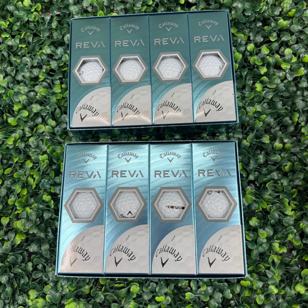 24 Callaway Reva Golf Balls for Women 2 Dozen New White Long & Straight Distance - Picture 2 of 5